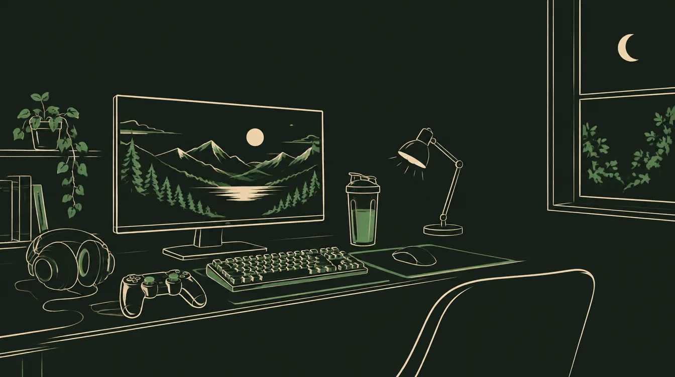 Gaming supplement brand case study illustration